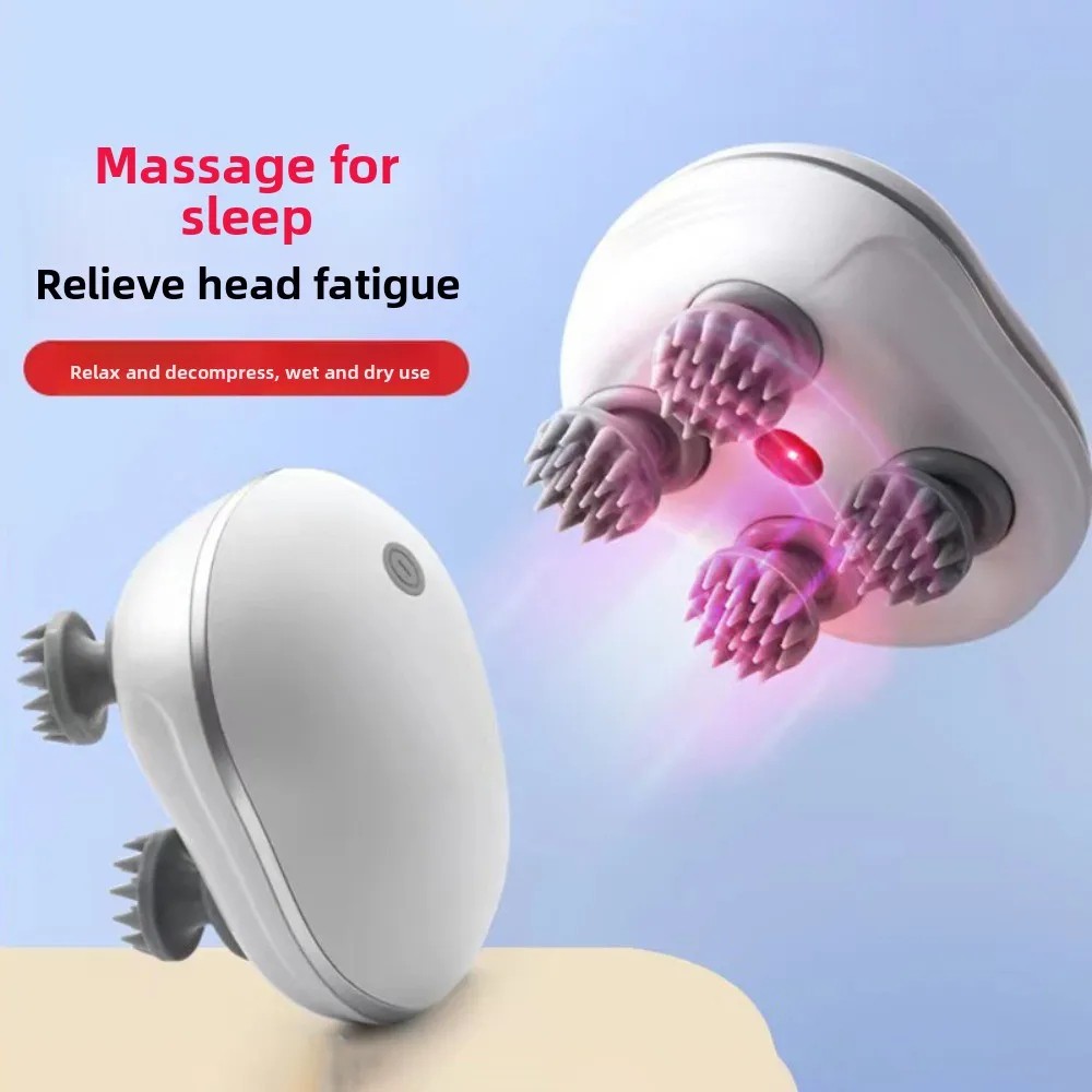Head & Body Massager with Infrared Therapy Multi-Purpose Rechargeable Full Body Relaxation Massager