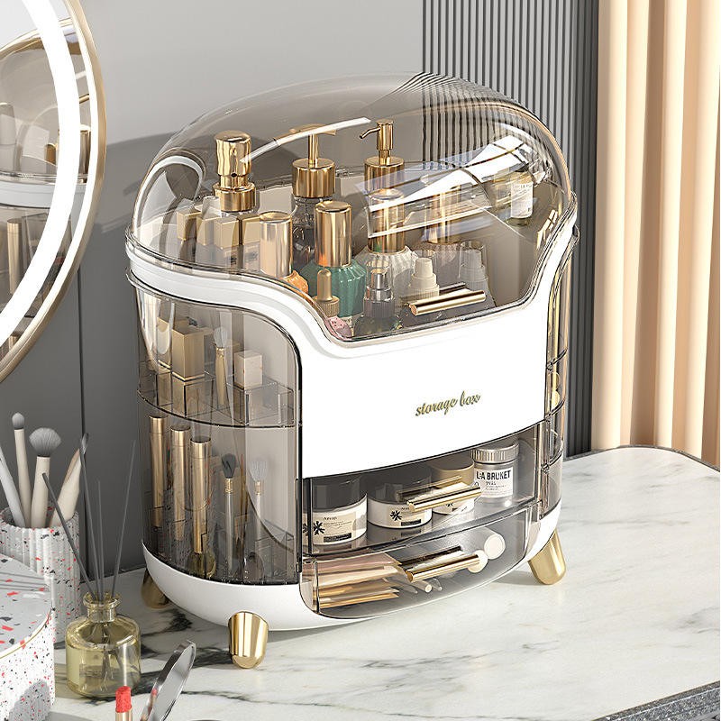 Dust & Water-Proof Large Capacity Cosmetics Storage Box
