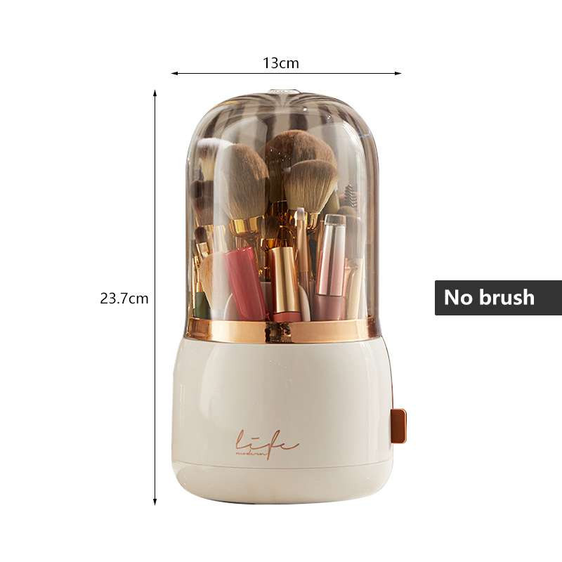 360° Rotating Portable Makeup Brushes Holder