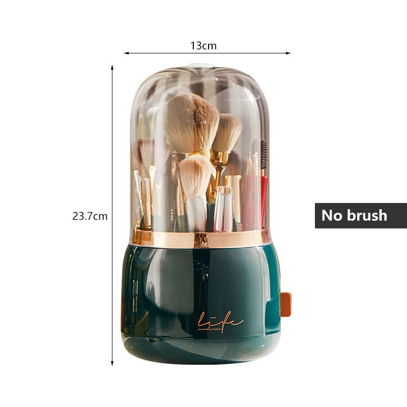 360° Rotating Portable Makeup Brushes Holder