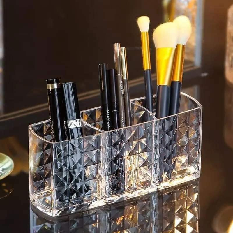 Transparent Makeup Brush Storage