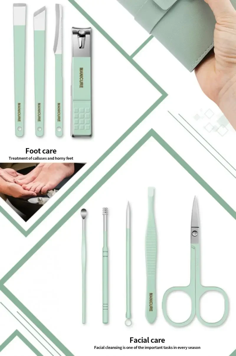 16Pcs Nail Clipper Set Nail Cutter
