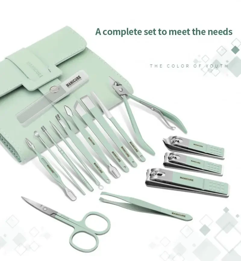 16Pcs Nail Clipper Set Nail Cutter