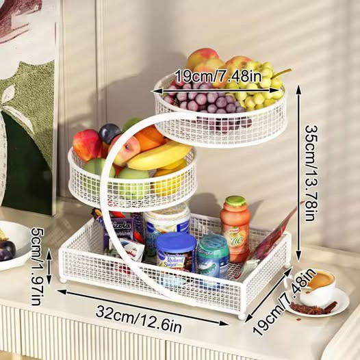 Multi Layer Shelf Cosmetics Storage Rack Desktop Organizer Kitchen Vegetable And Fruit Tool Dormitory Dress Desktop Storage Rack