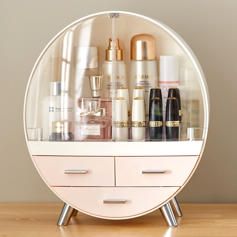 Dust Free Cover Waterproof Makeup Storage Box